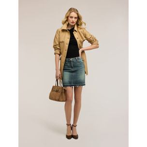 Motivi - Minifalda de denim - Light - blue