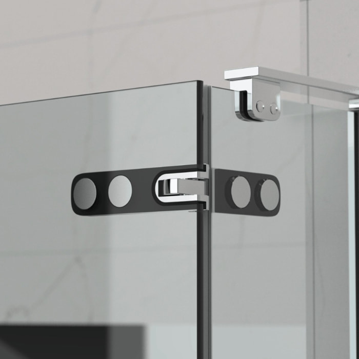 TGD NEW 100x100 cm cabine de douche carrée avec profilé magnétique, verre transparent EasyClean (SATTGDN100100)