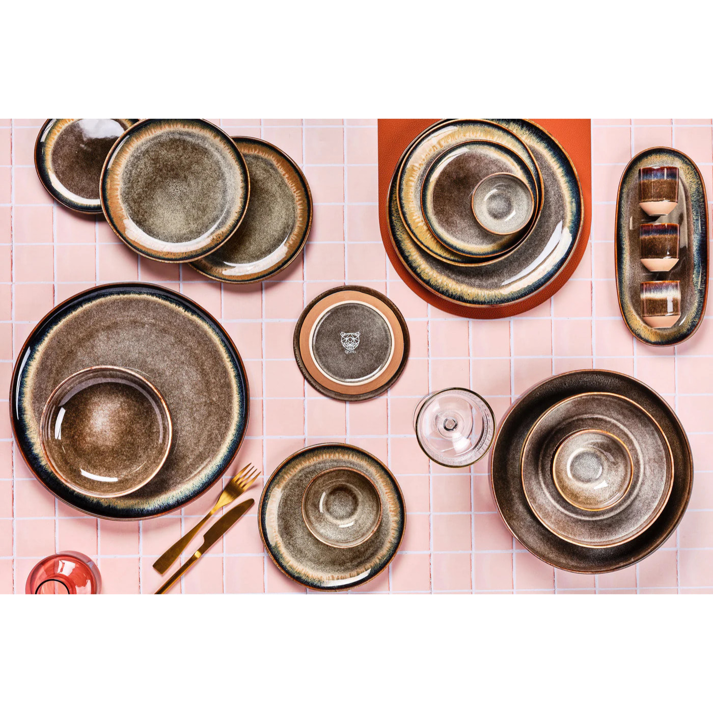 Assiette creuse GENESIS Ø21cm - 6 pièces - Basalte