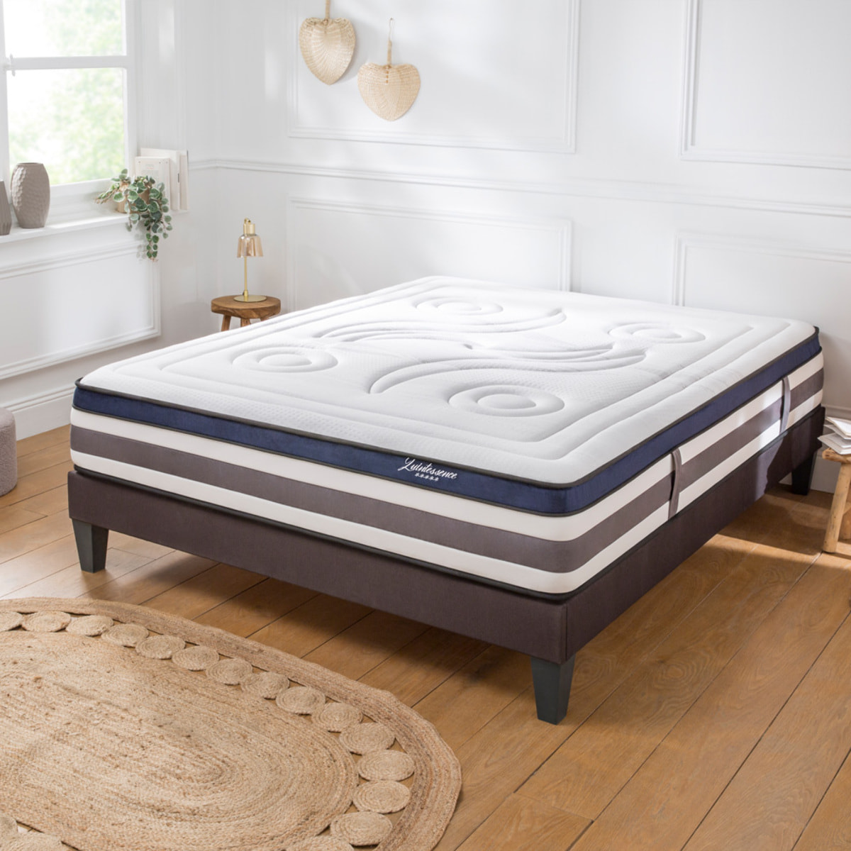 Matelas Quintessence mémoire de forme + mousse HD - 30cm - 1 Place