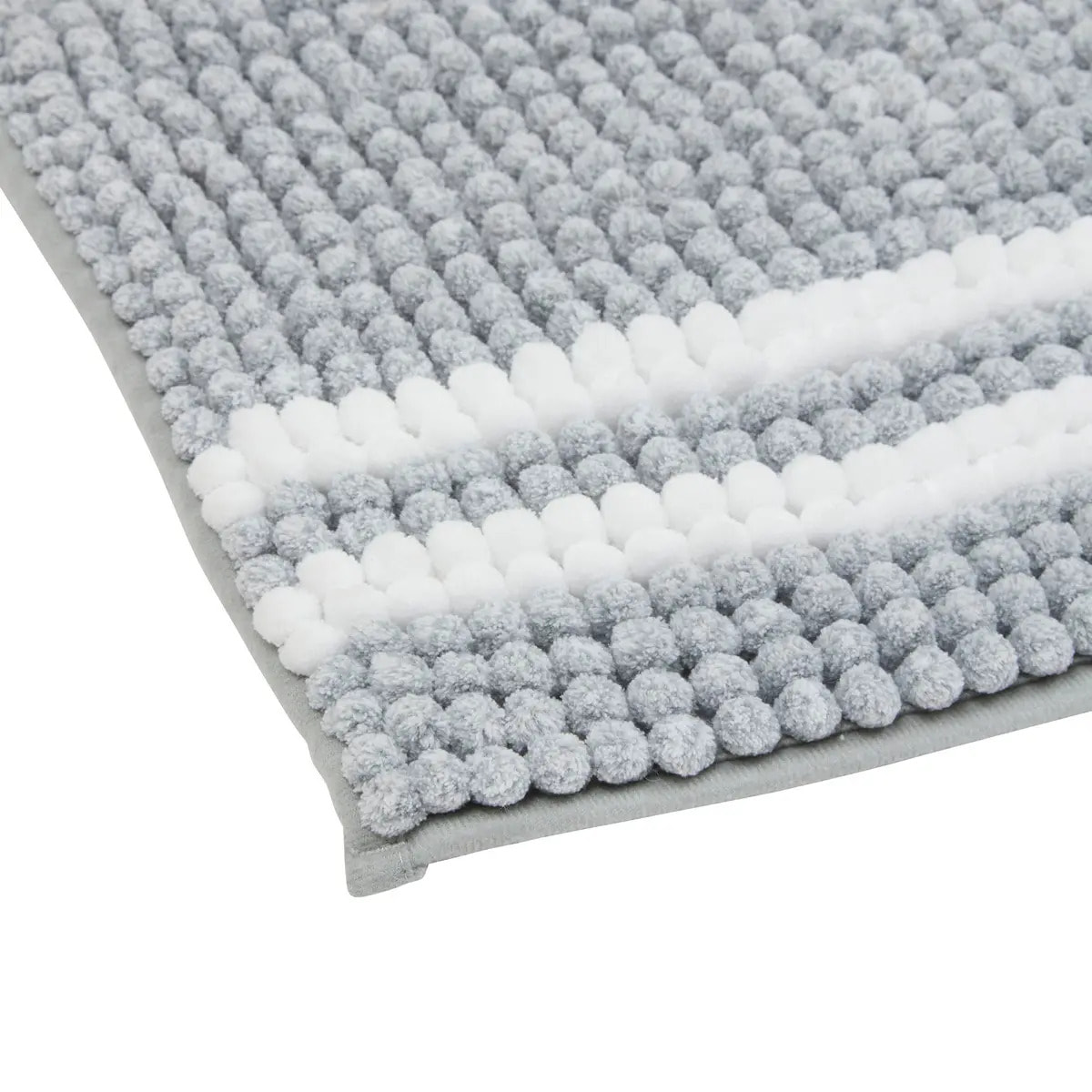 Tapis de bain 80x50cm gris