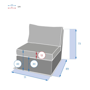 Chauffeuse de jardin Mooréa Savana