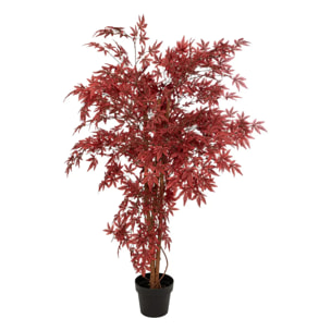 Érable artificiel d'automne James pot noir H150cm