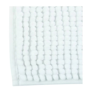 Tapis de bain Microfibre CHENILLE Blanc MSV