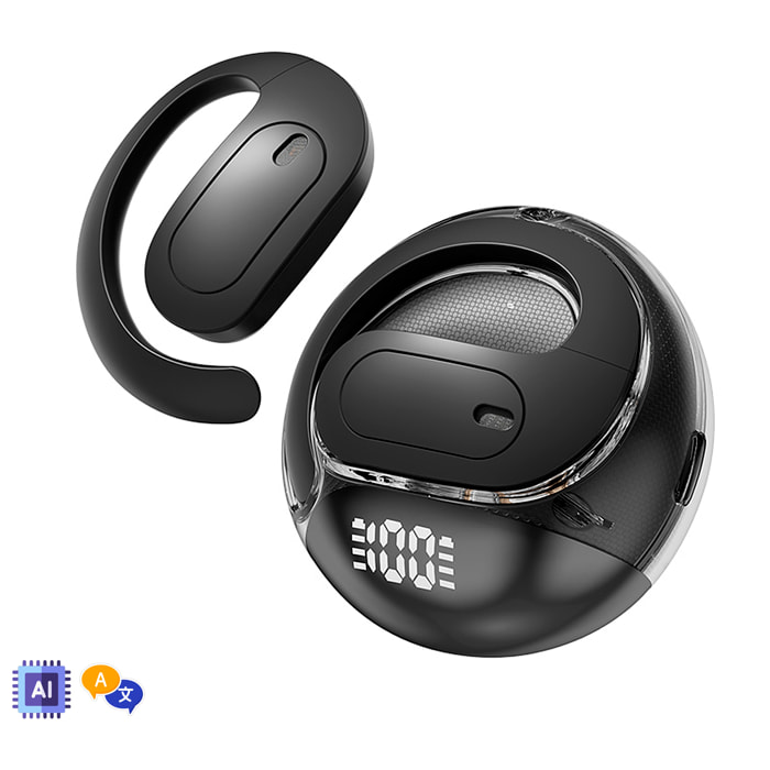 M112 Auriculares Bluetooth 5.4. Sonido panorámico ACS con traductor AI.