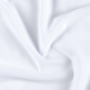 Tissu voile plombé en polyester coton grande largeur - Blanc