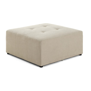 Amalfi - pouf modulable - en tissu - Beige