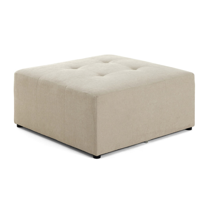 Amalfi - pouf modulable - en tissu - Beige