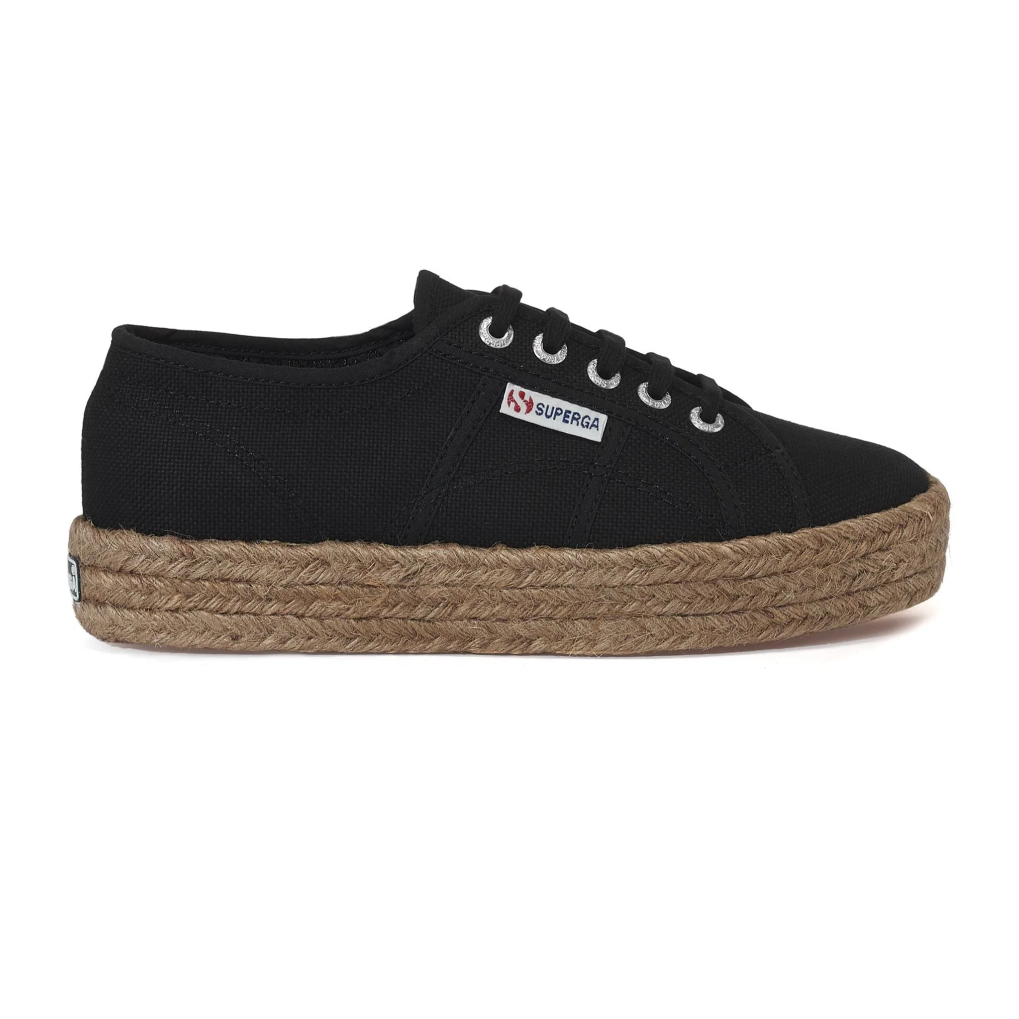 Superga - Zapatos de mujer Mujer Negro - 2730 ROPE
