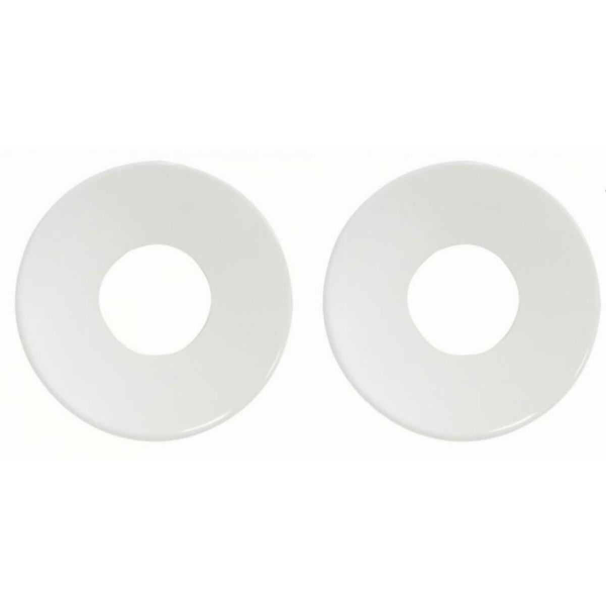 Paire rosace béquille R92 Blanc 19 NORMBAU - 247270