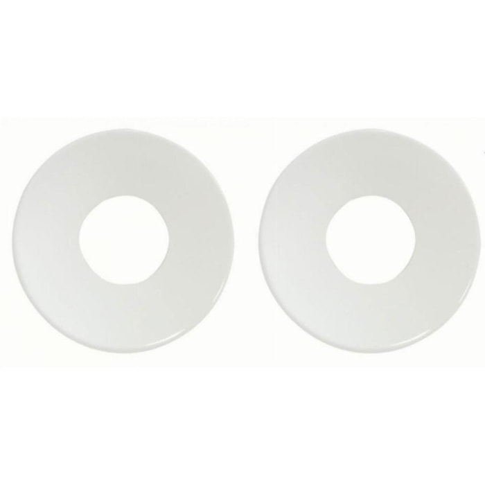 Paire rosace béquille R92 Blanc 19 NORMBAU - 247270