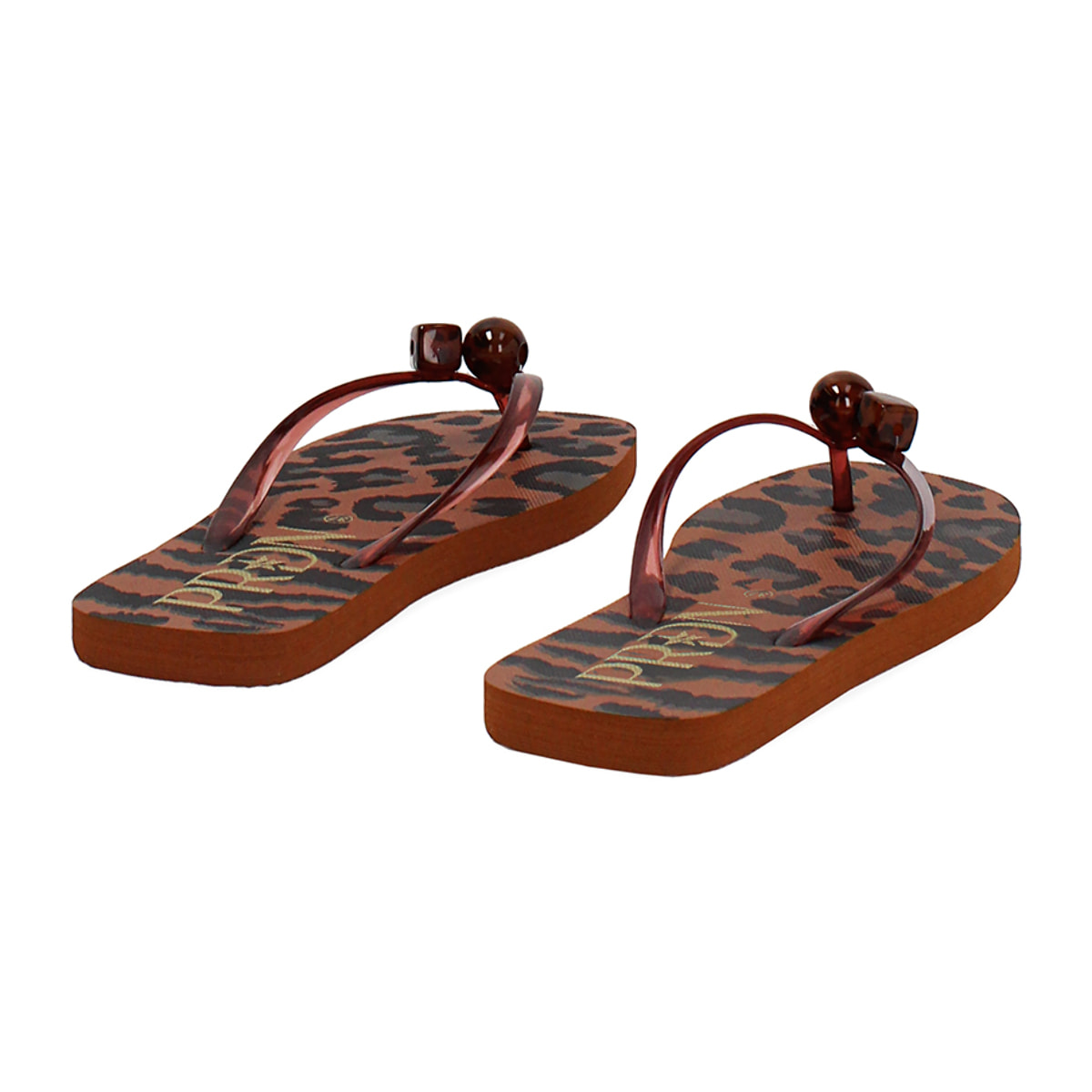 Infradito mare da donna leopardato