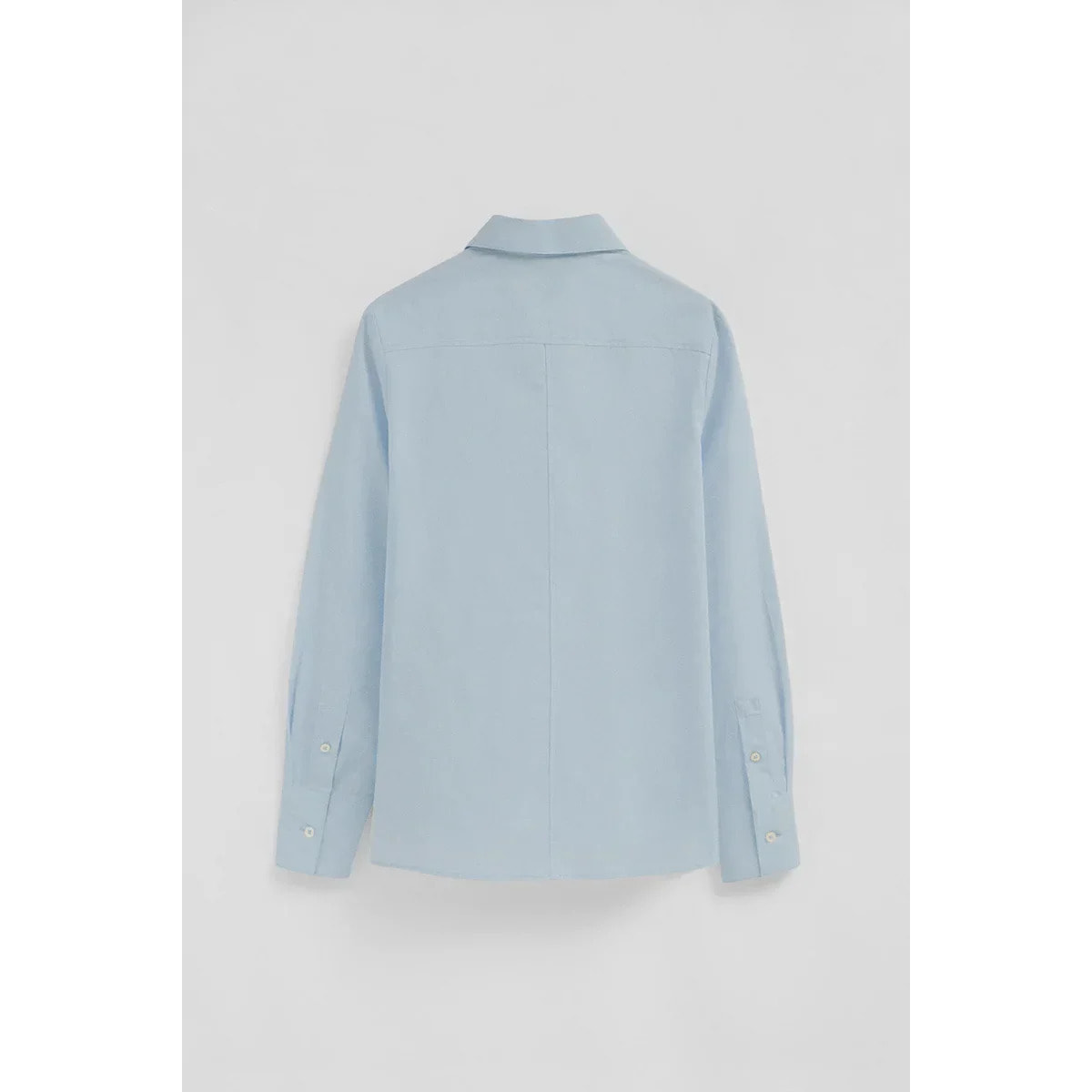 Pack donna con due camicie in bianco e azzurro slim fit con ricamo Rigby Go