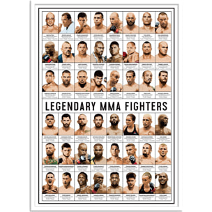 Affiche - Legendary MMA Fighters - Olivier Bourdereau
