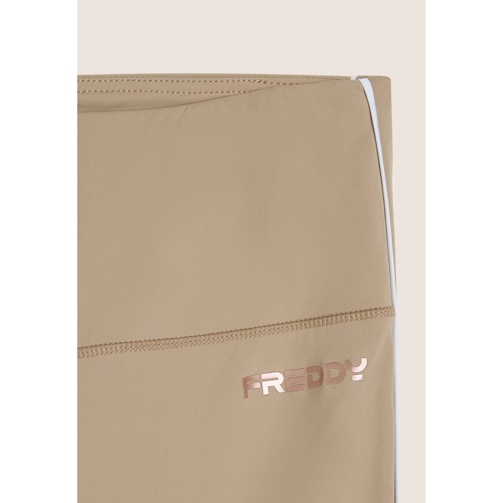 Leggings sport 7/8 vita super alta con profili a contrasto