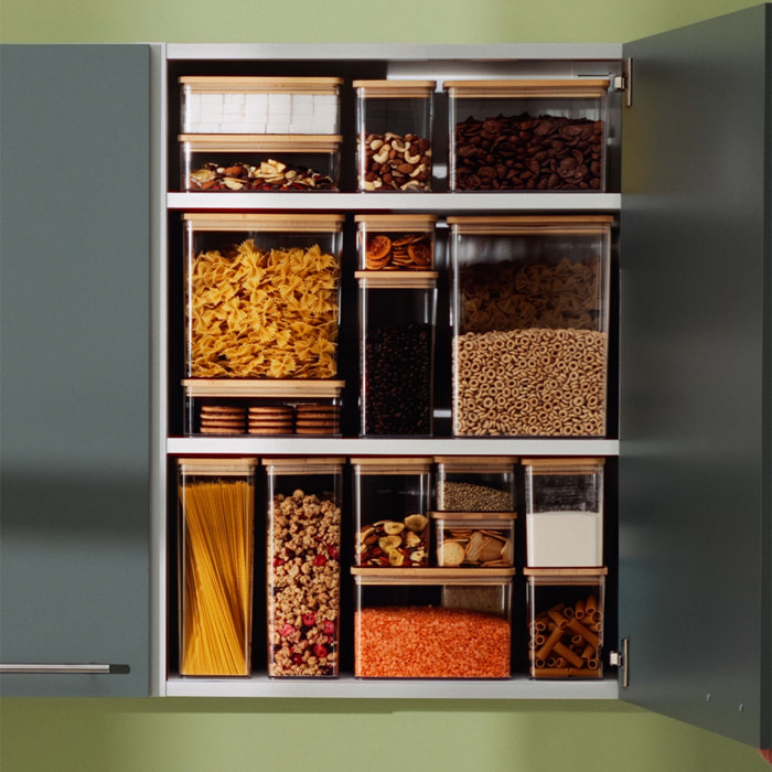 Boîte de conservation carrée couvercle bambou 05L Eske