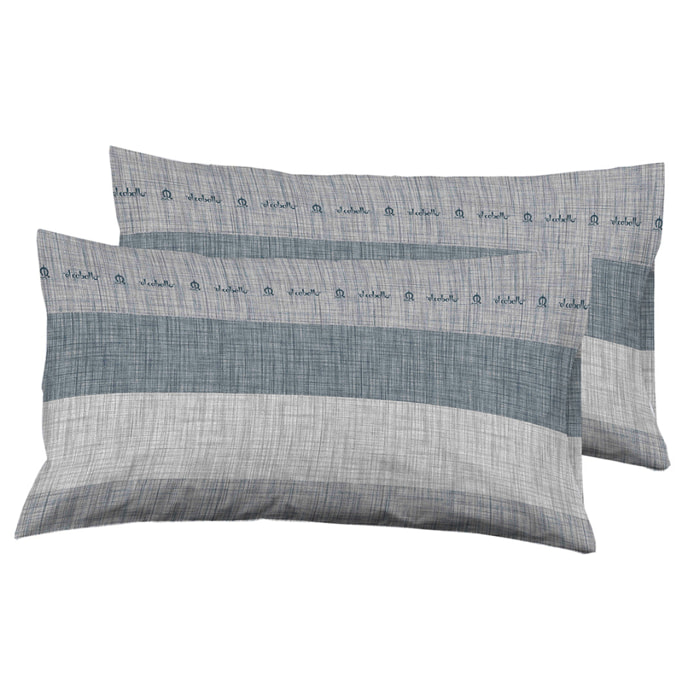 2 Fundas de almohada 50x80 cm El Caballo ELEGANTE - 100% algodón -
