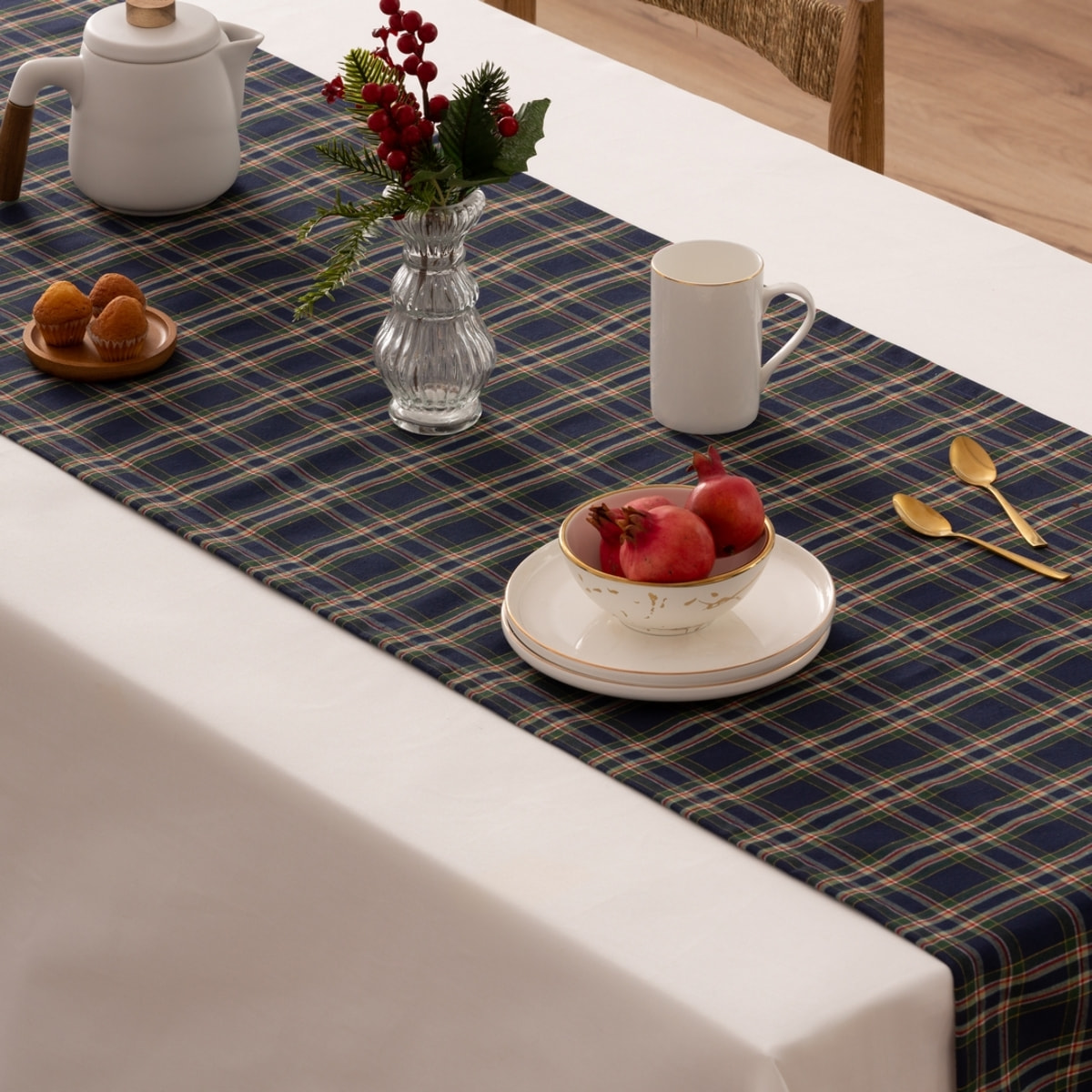 Camino de mesa NAIBI AZUL