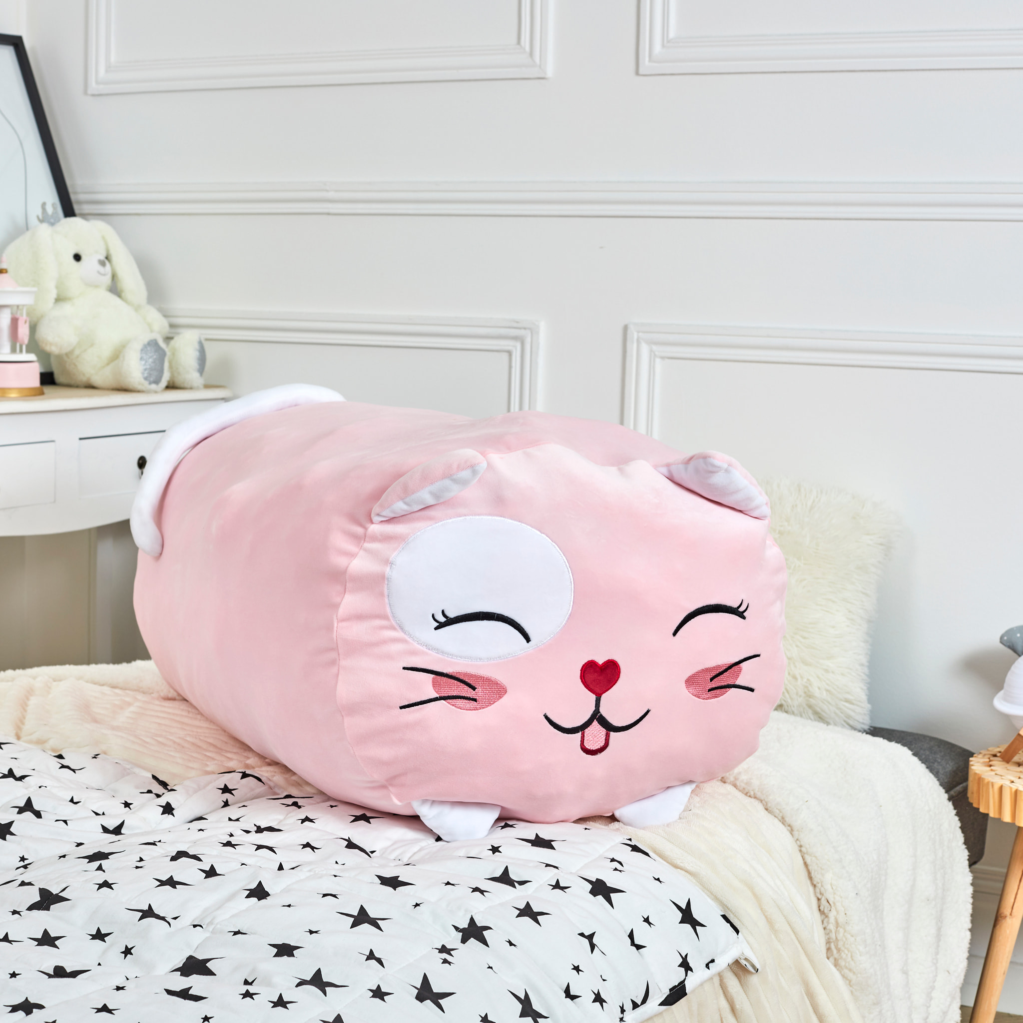 PELUCHE COUSSIN CHAT XXL