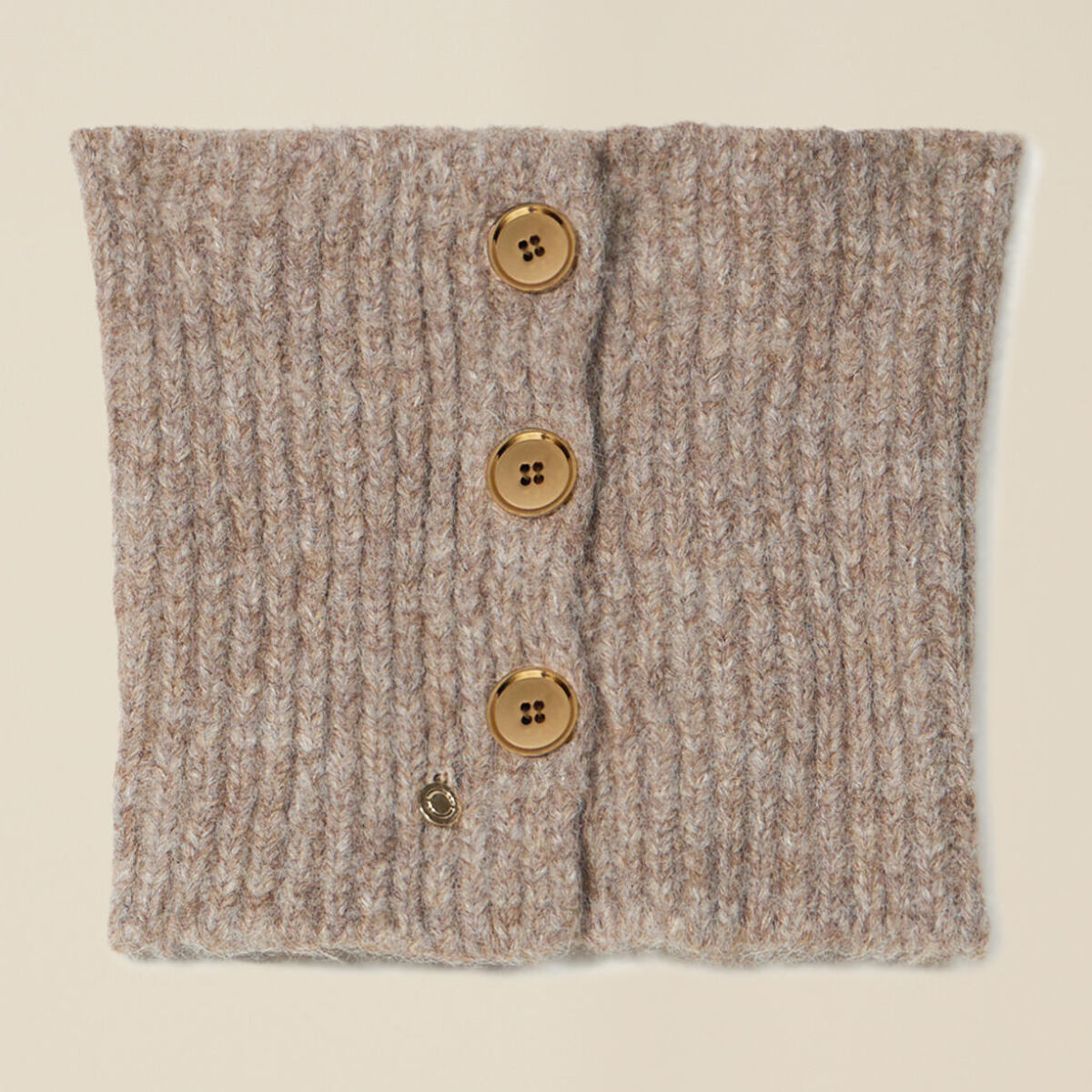 Oltre - Collo in maglia con bottoni - Rosa