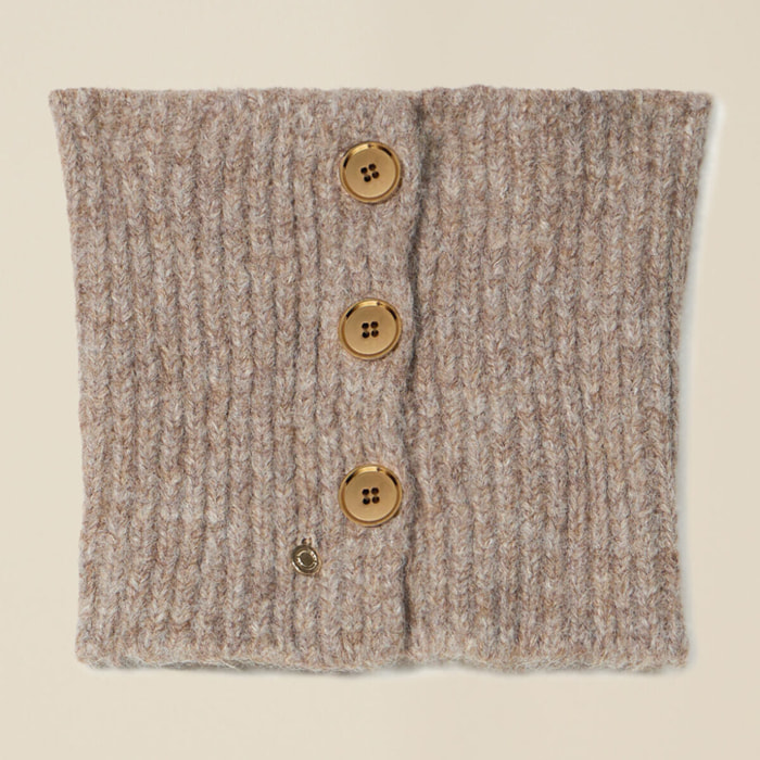 Oltre - Collo in maglia con bottoni - Rosa