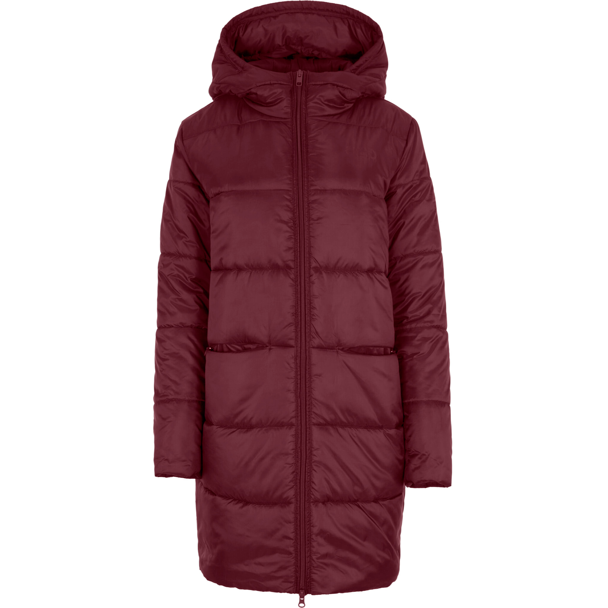 Chaqueta Paris Long Jacket marca ECOON - granate oscuro