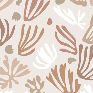 Affiche encadrée feuilles abstraites matisse Affiche + cadre en métal - Noir