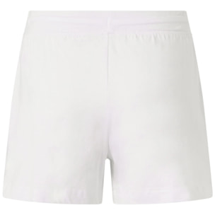 Kappa - Pantaloni Corti Donna Bianco - Logo Caber