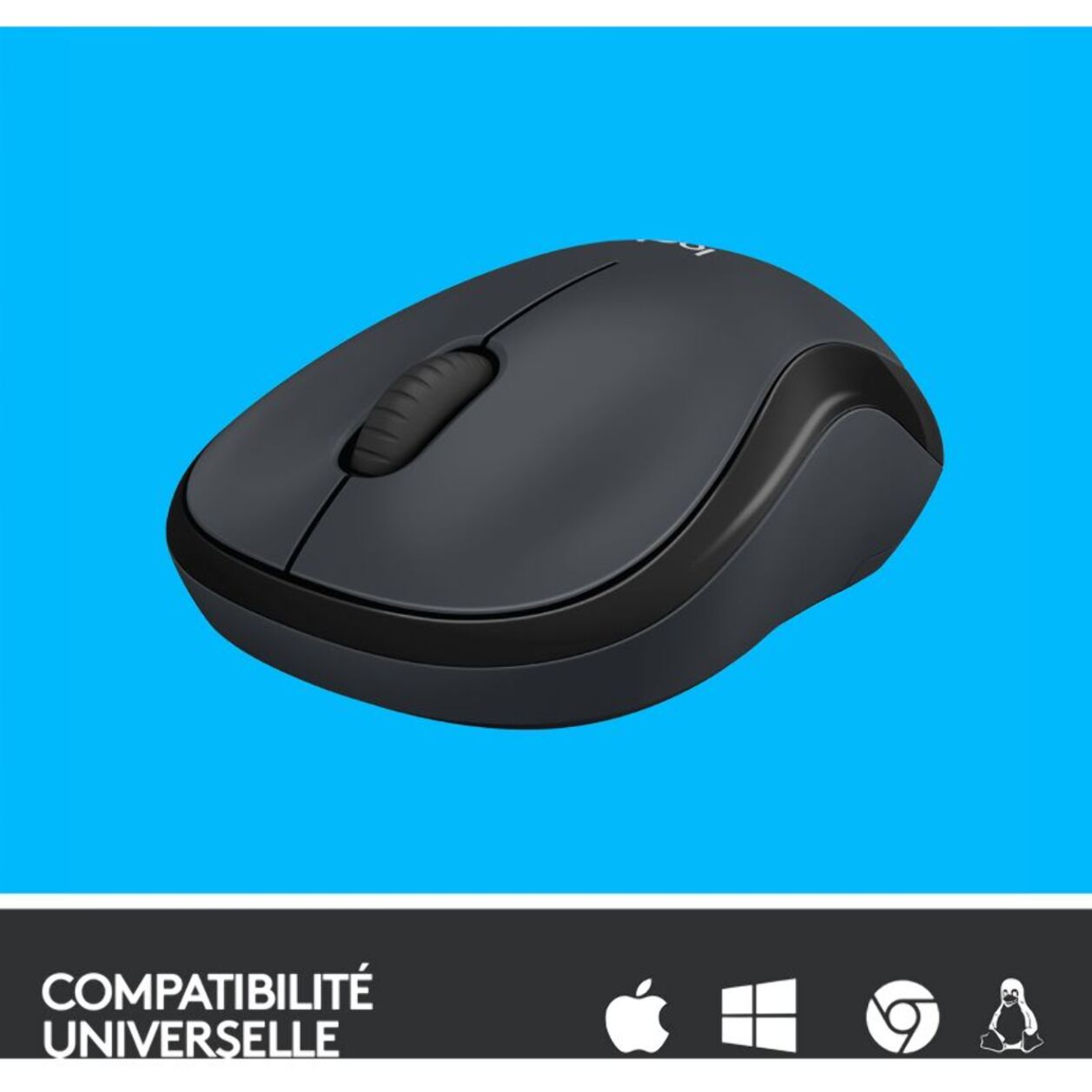 Souris sans fil LOGITECH M220 SILENT Noir