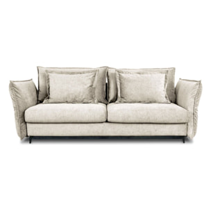 Canapé Tissu Droit Convertible Verduro - 3 Places