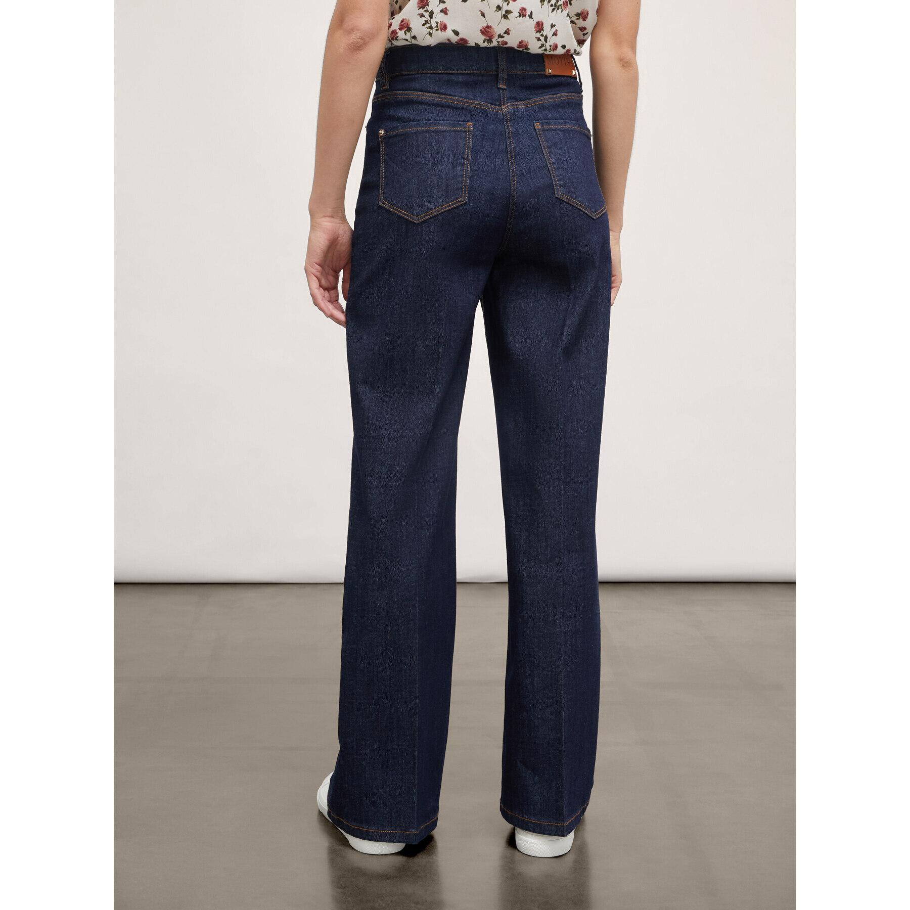 Motivi - Jeans wide leg modello Lila - Blu