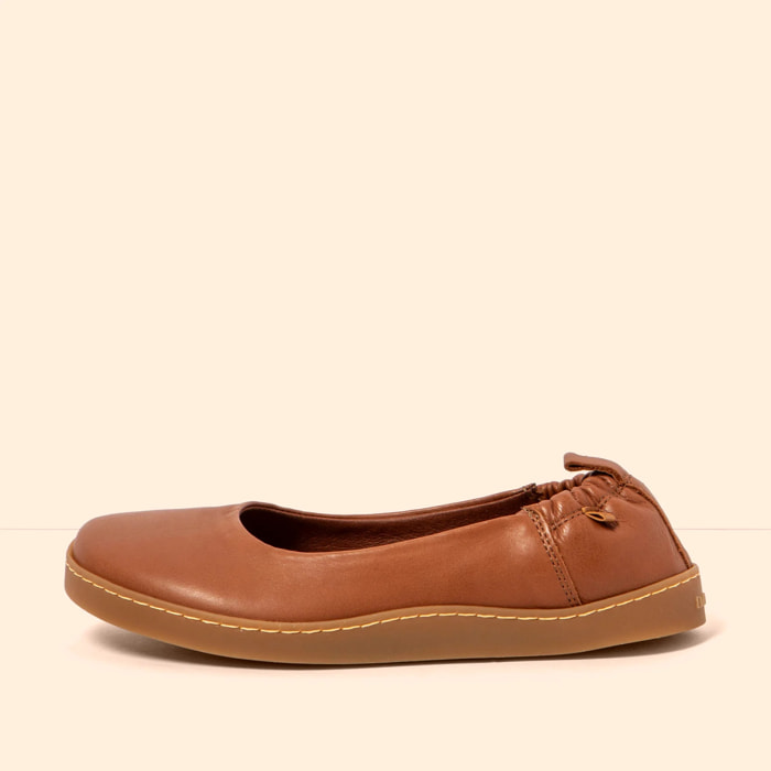 Bailarinas N5912 SOFT NAPPA CUERO/ ORIGEN color Cuero