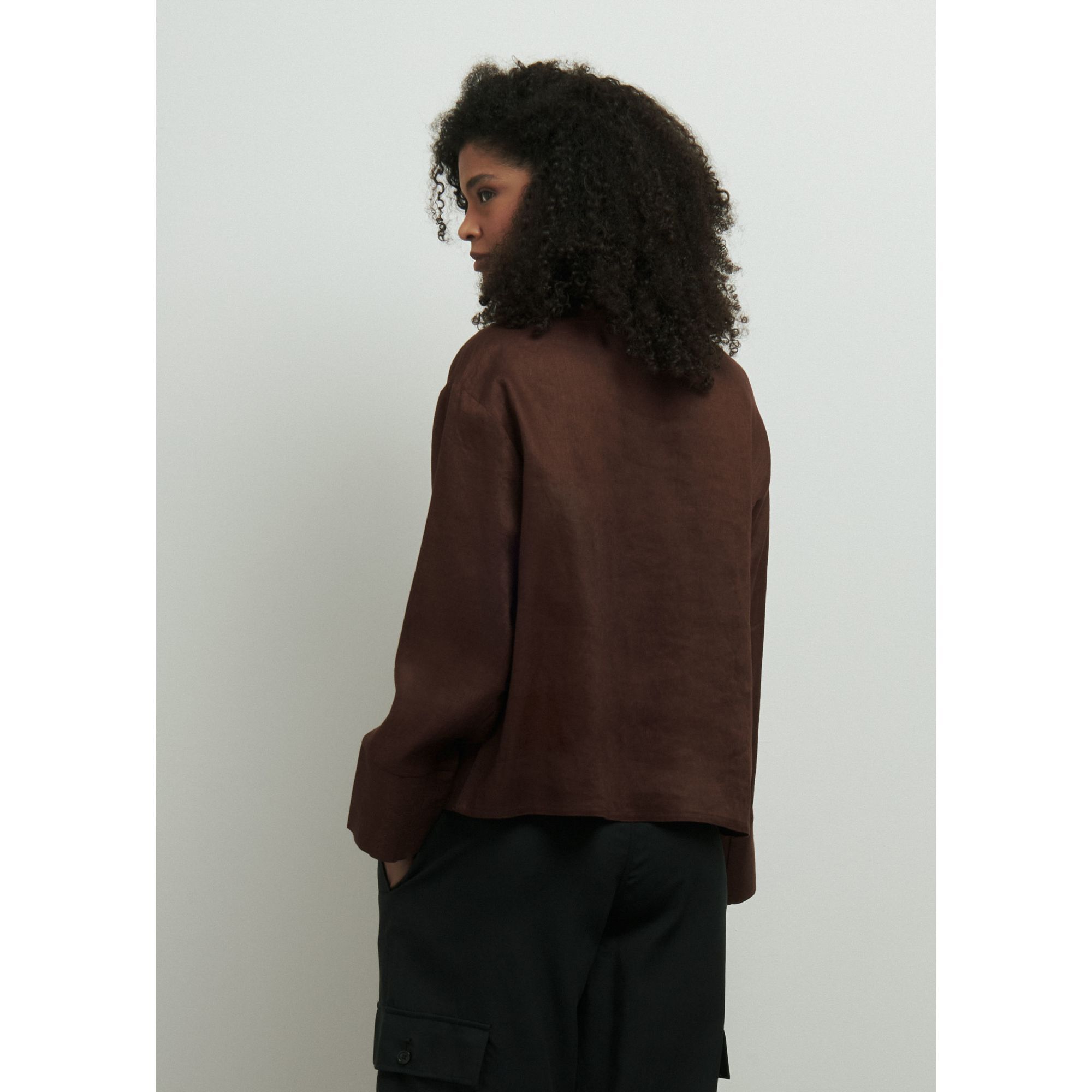 BLUSA CIOCCOLATO CONBIPEL