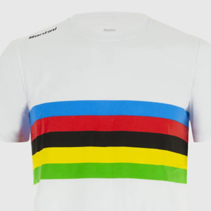Uci World Champion Rainbow Stripes T-shirt - Print - Nessun Colore