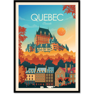 Affiche - Quebec Canada - Studio Inception