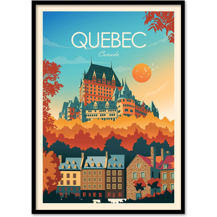 Affiche - Quebec Canada - Studio Inception