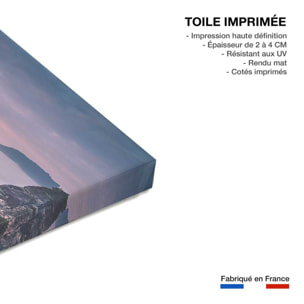 Tableau sunrise on the rocks Toile imprimée