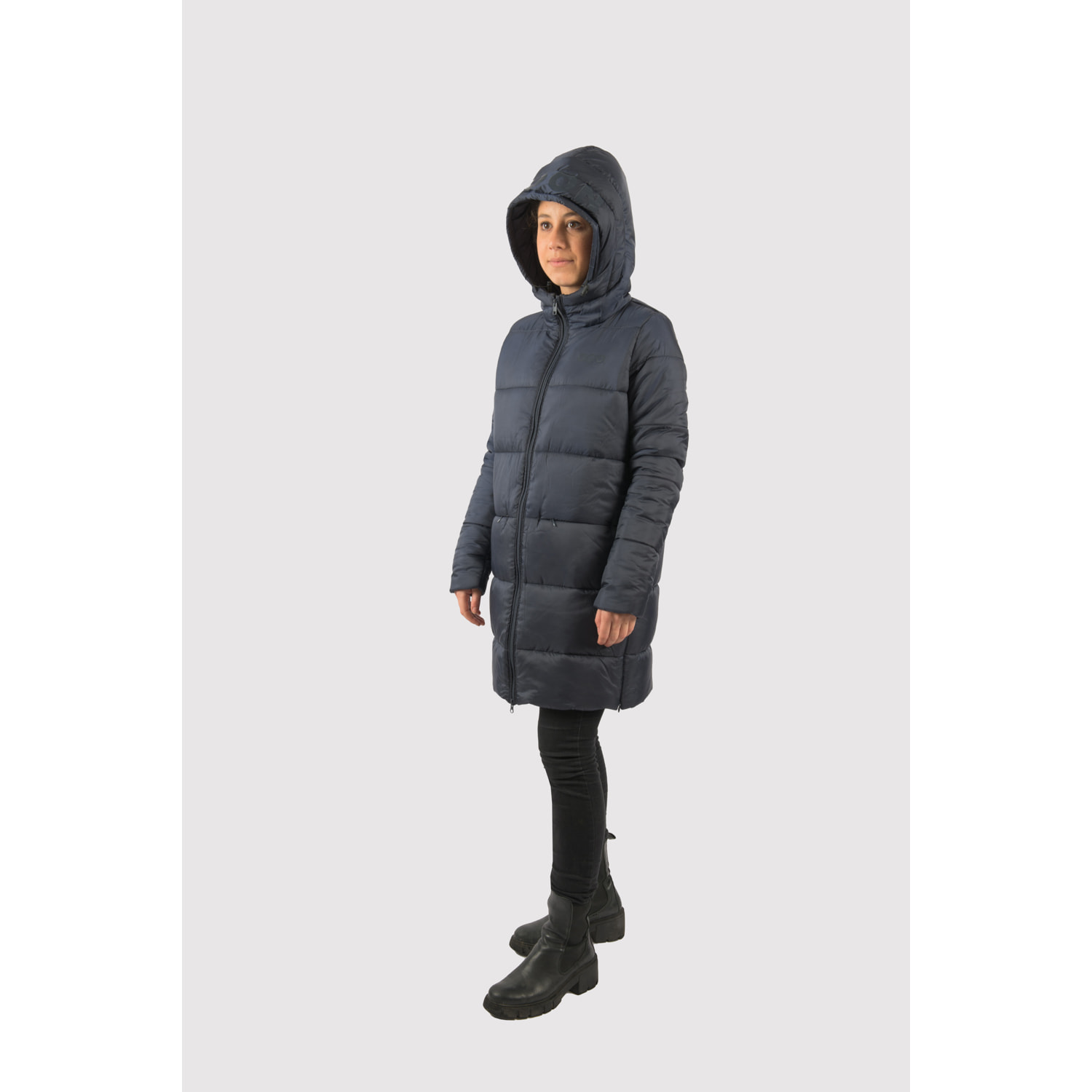 Chaqueta para mujer ECOON Paris Long Jacket - Azul oscuro