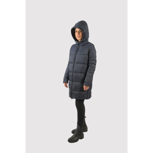 Chaqueta para mujer ECOON Paris Long Jacket - Azul oscuro