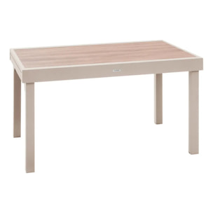 Table de jardin 12 places Piazza extensible argile