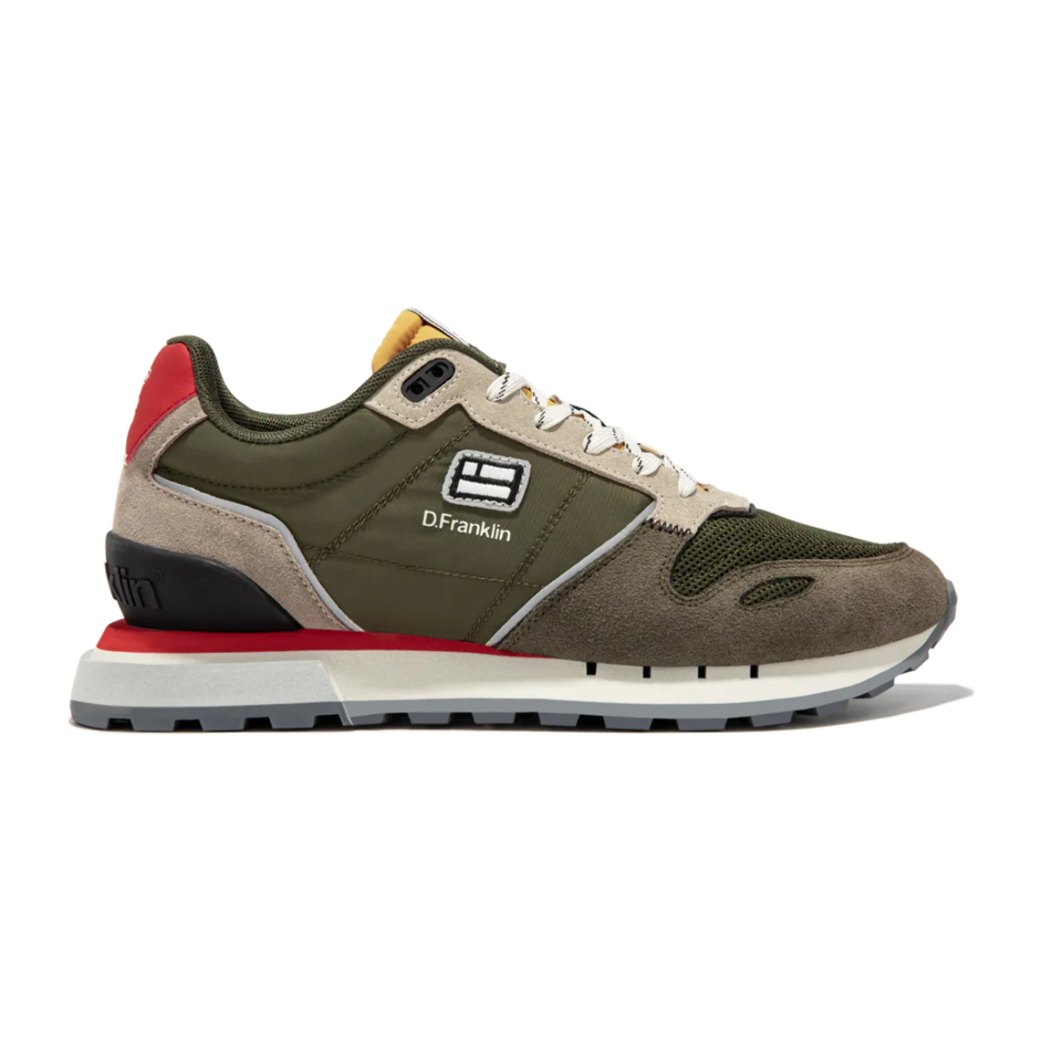 Zapatillas Casual Hombre Vibla Zig Flag Khaki D.Franklin