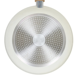 Poêle "Harmony" D28cm en aluminium forgé beige