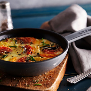 Poêle 16 cm, Fonte, Gris graphite