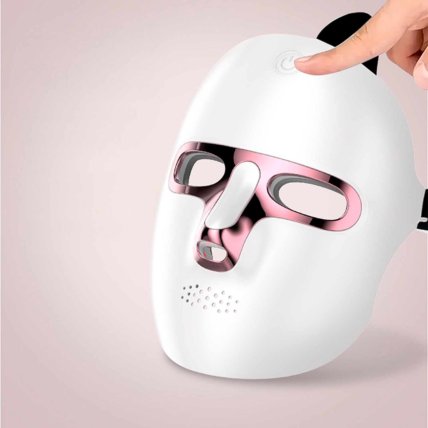 Máscara facial inalámbrica con tratamiento de luminoterapia con 7 colores.