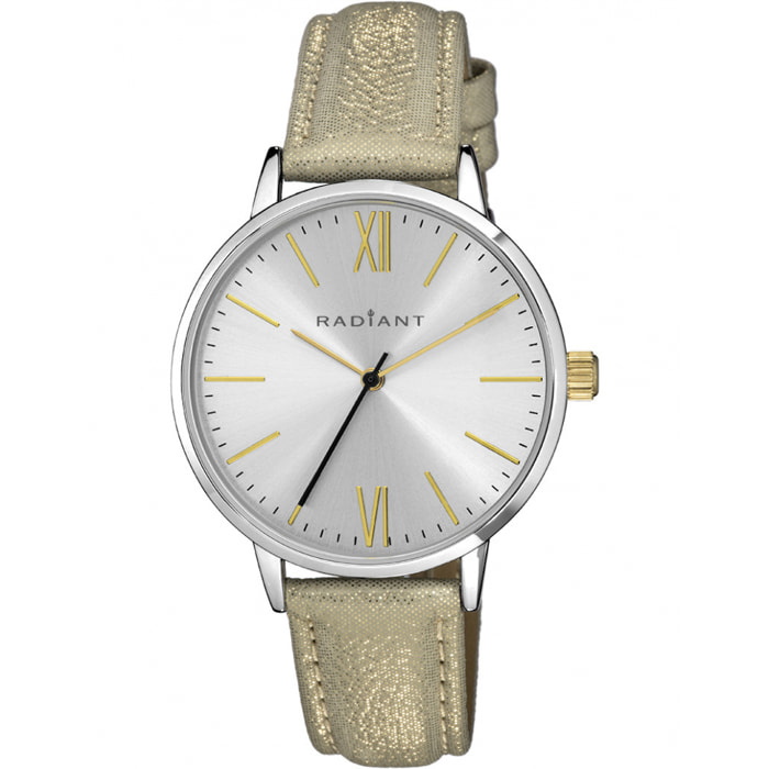 Reloj Radiant RA429601 Mujer Analogico Cuarzo con Correa de Piel