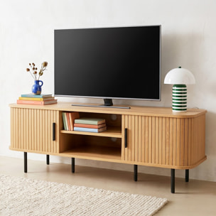 Meuble TV 2 portes 2 niches - SORA