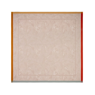 Nappe en coton - lin beige, Fresque