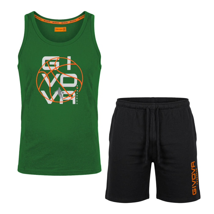 Completo Homewear Uomo Corto GIVOVA Cotone