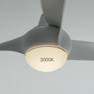 Forlight Ventilador IP20 Windy E27 15W Blanco Blanco