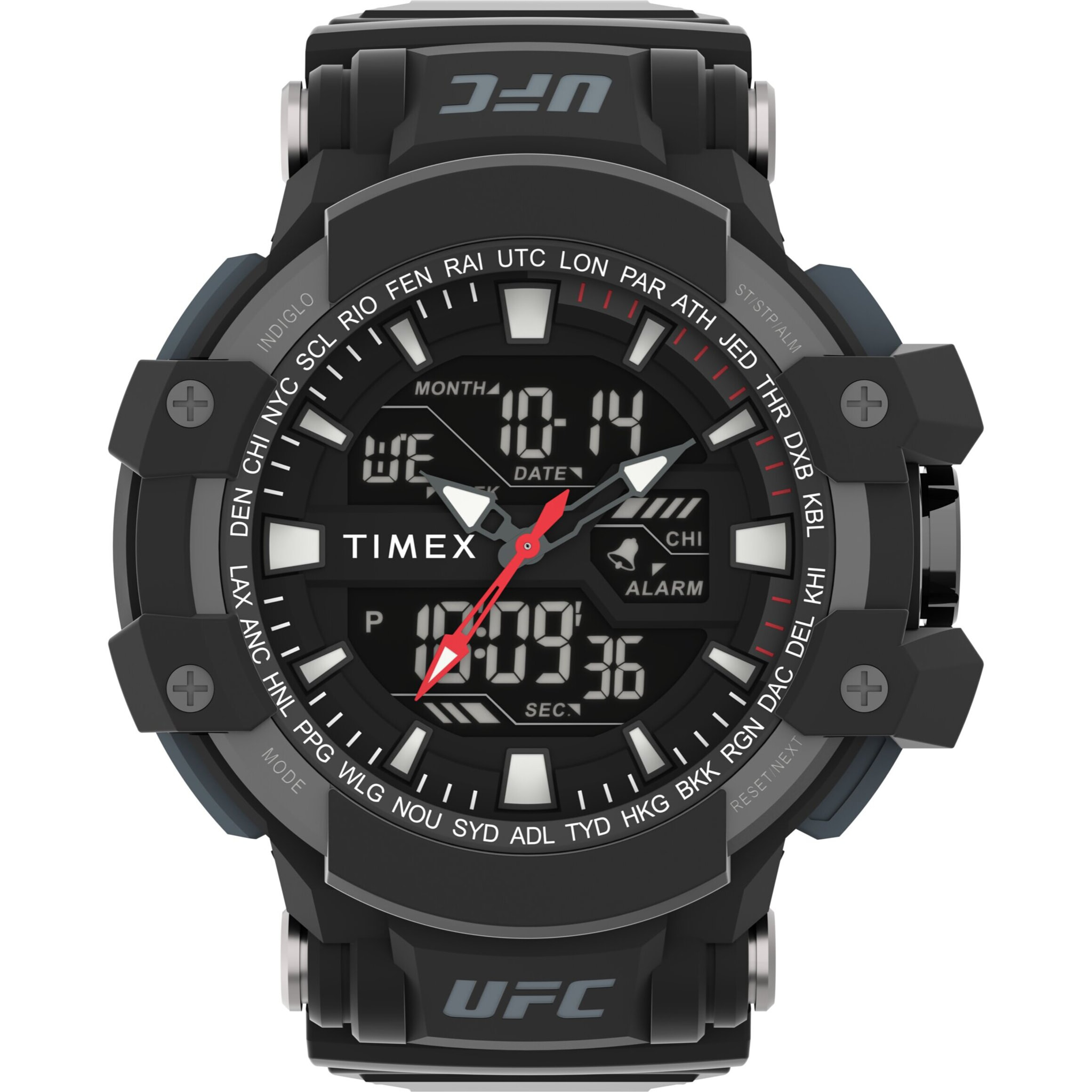 Reloj Timex TW5M51800 Hombre Digital Cuarzo con Correa de Caucho